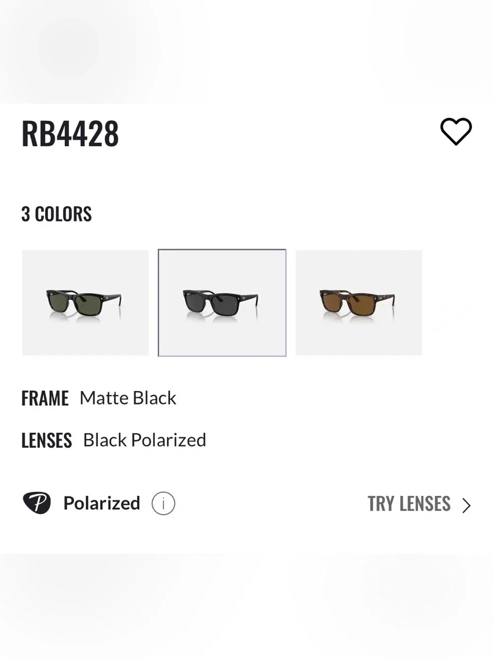 Ray Ban sunglasses RB 4428 in flawless condition.